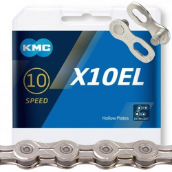 KMC X10EL łańcuch 10 rzędowy 114 ogniw Srebrny