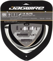 Zestaw Jagwire 1X Elite Sealed Linka przerzutki i pancerz biały